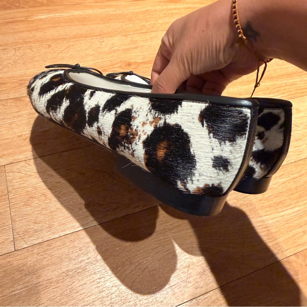 SOLD CHANEL animal Print pony Hair Ballet Flats - Picture 4 of 6